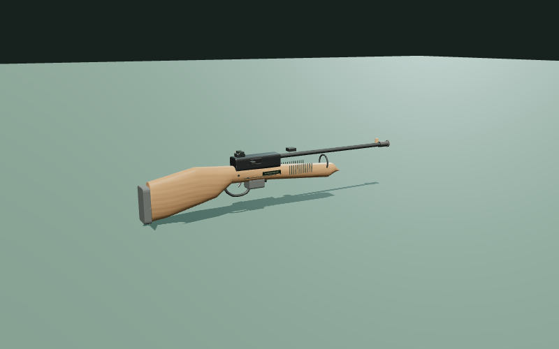Modelo procedimental de Ruger 10/22 Standard / 32033 en el estudio 3D