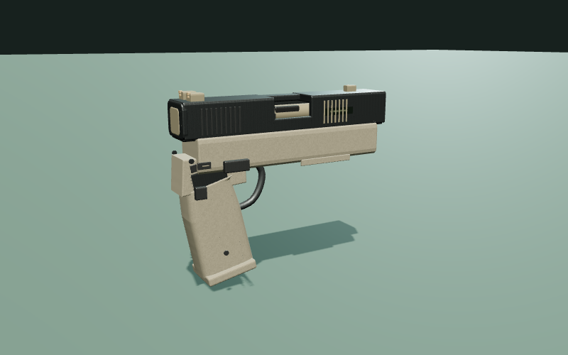 Prozedurales Spielmodell SIG SAUER P320-M17 im 3D-Studio