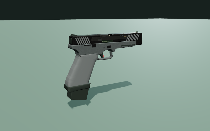 Taran Tactical Innovations TTI G34 Gen5 Combat Master procedural game model in the 3D studio